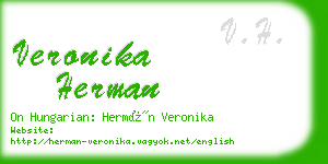 veronika herman business card